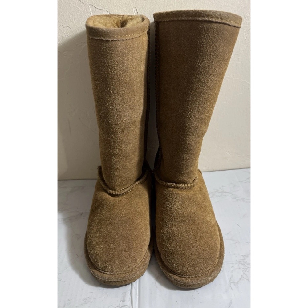 BEARPAW Womens Emma 2014 Shearling‎ Boot Hickory Sz 6 OLDSTOCK